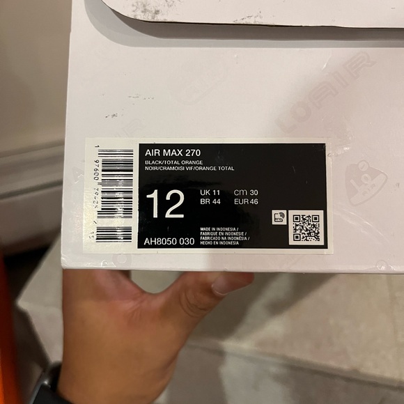 New!! Nike Air max 270 men's sneakers - Picture 6 of 6